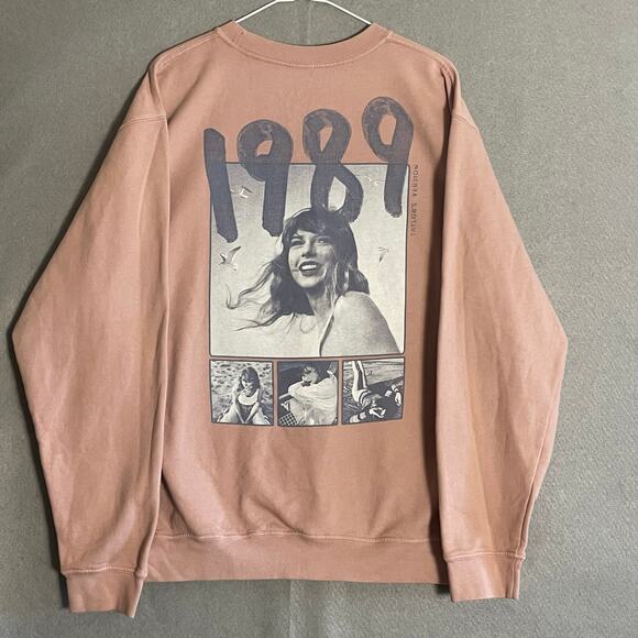 Taylor Swift 1989 Taylors Version pink Crew Neck size XL - Picture 4 of 8